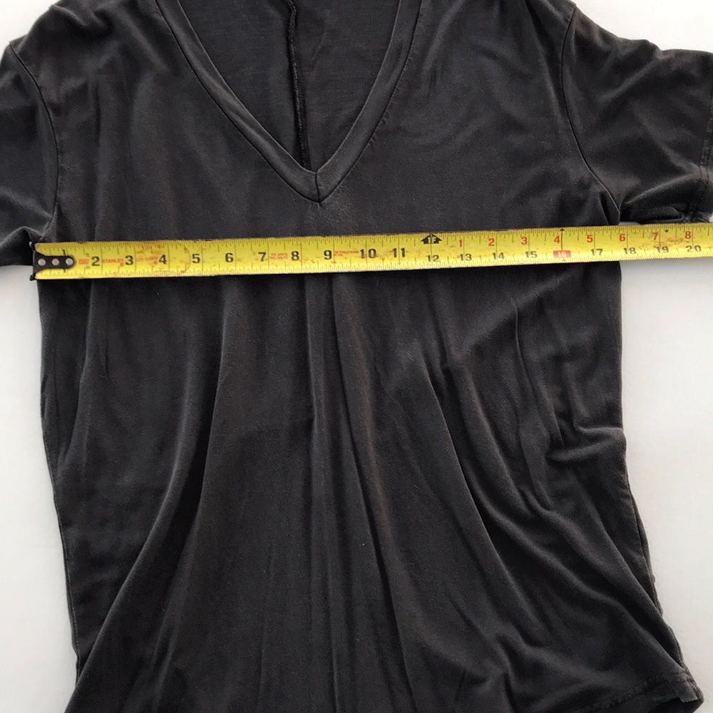 ZARA dark grey oversized tee shirt - Picture 3 of 5